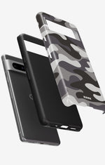 Google Pixel 7a Tough Case – Grey Camo - View 2