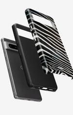 Google Pixel 7a Tough Case – Zebra Stripe - View 2
