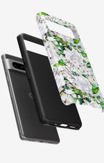 Google Pixel 7a Tough Case – White Bloom - View 2