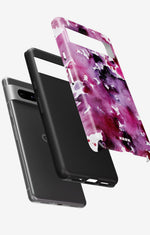 Google Pixel 7a Tough Case – Floral Splash - View 2