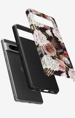 Google Pixel 7a Tough Case – Midnight Roses - View 2