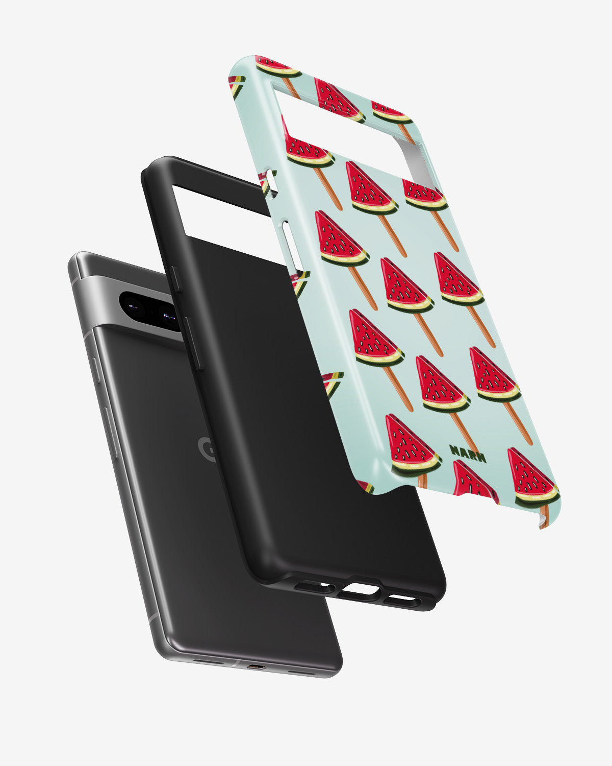 Google Pixel 7a Tough Case – Watermelon Bliss - View 2