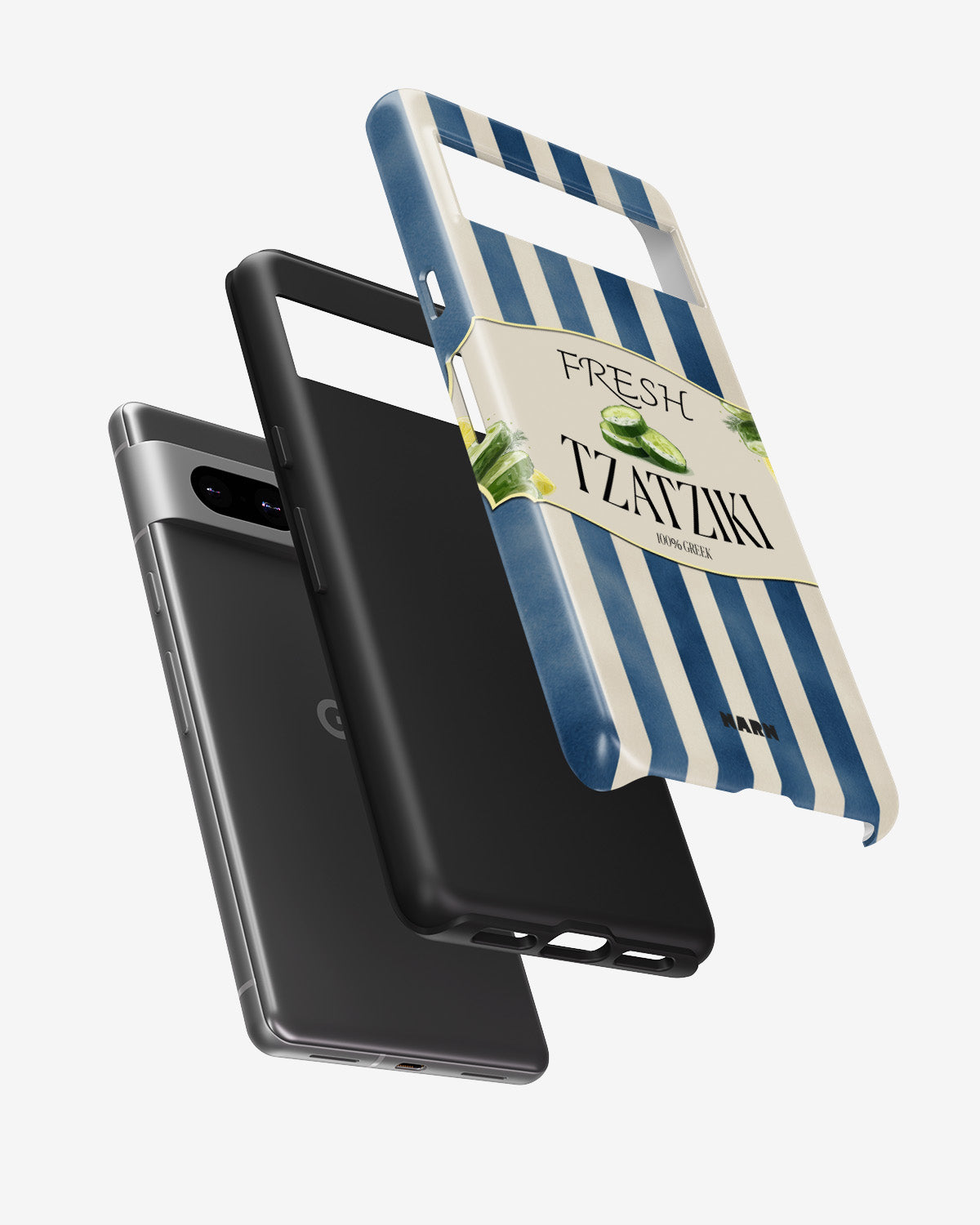 Google Pixel 7a Tough Case – Greek Blues - View 2