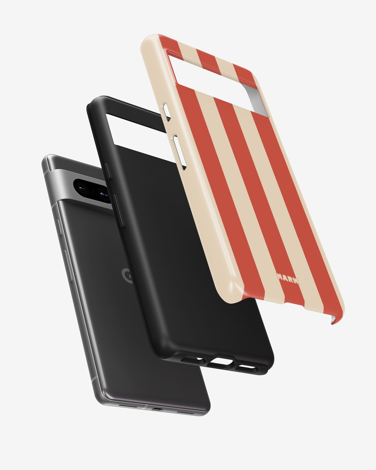 Google Pixel 7a Tough Case – Sunset Stripes - View 2