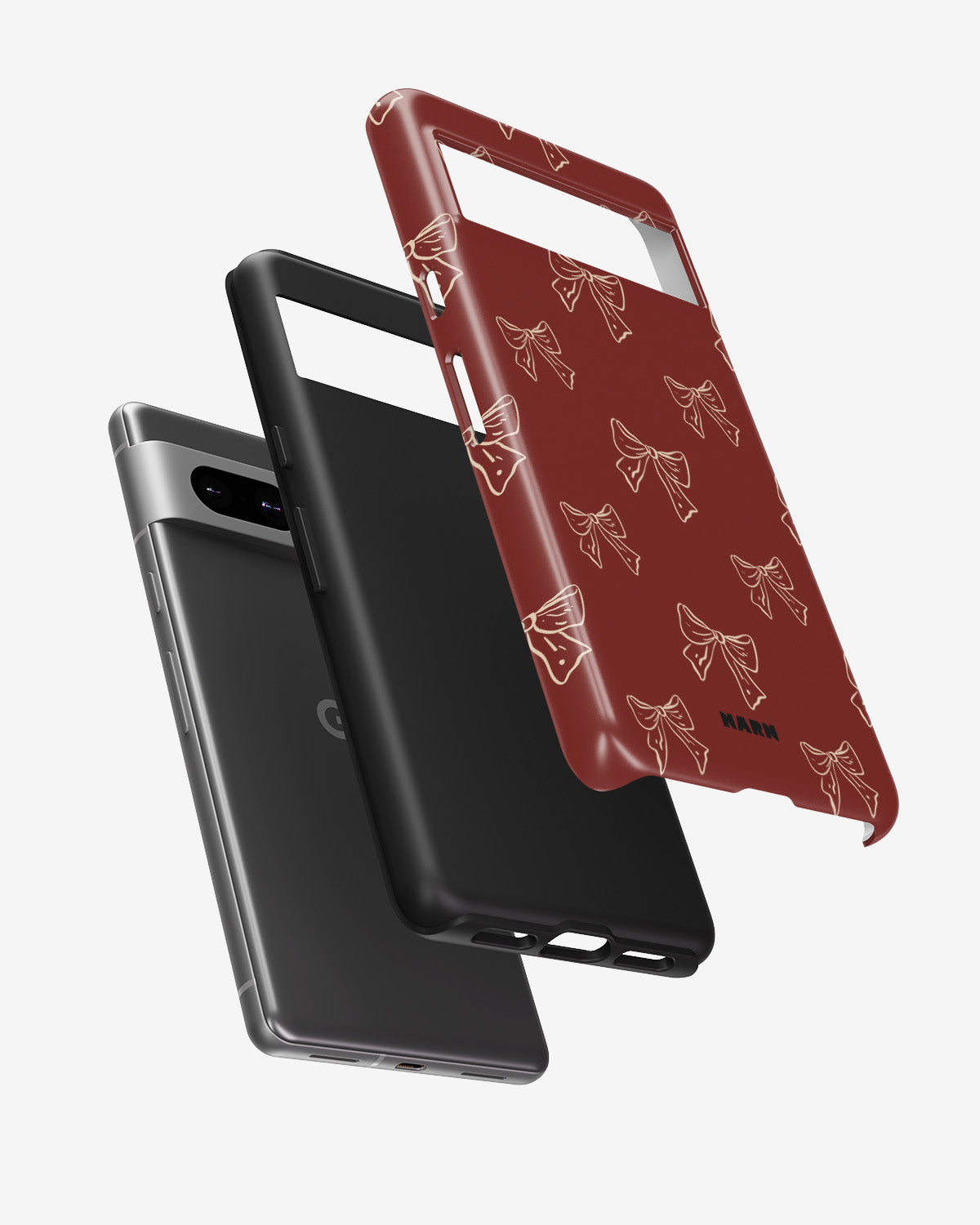 Google Pixel 7a Tough Case – Cherry Bows - View 2