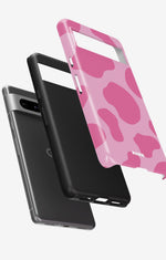 Google Pixel 7a Tough Case – Pink Moo - View 2