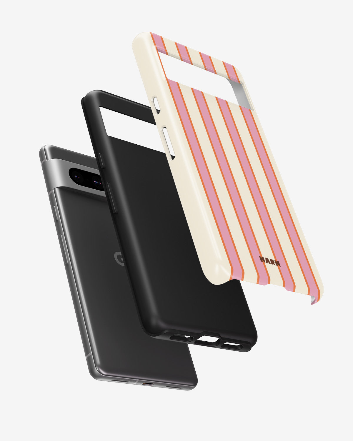 Google Pixel 7a Tough Case – Sweet Stripe - View 2