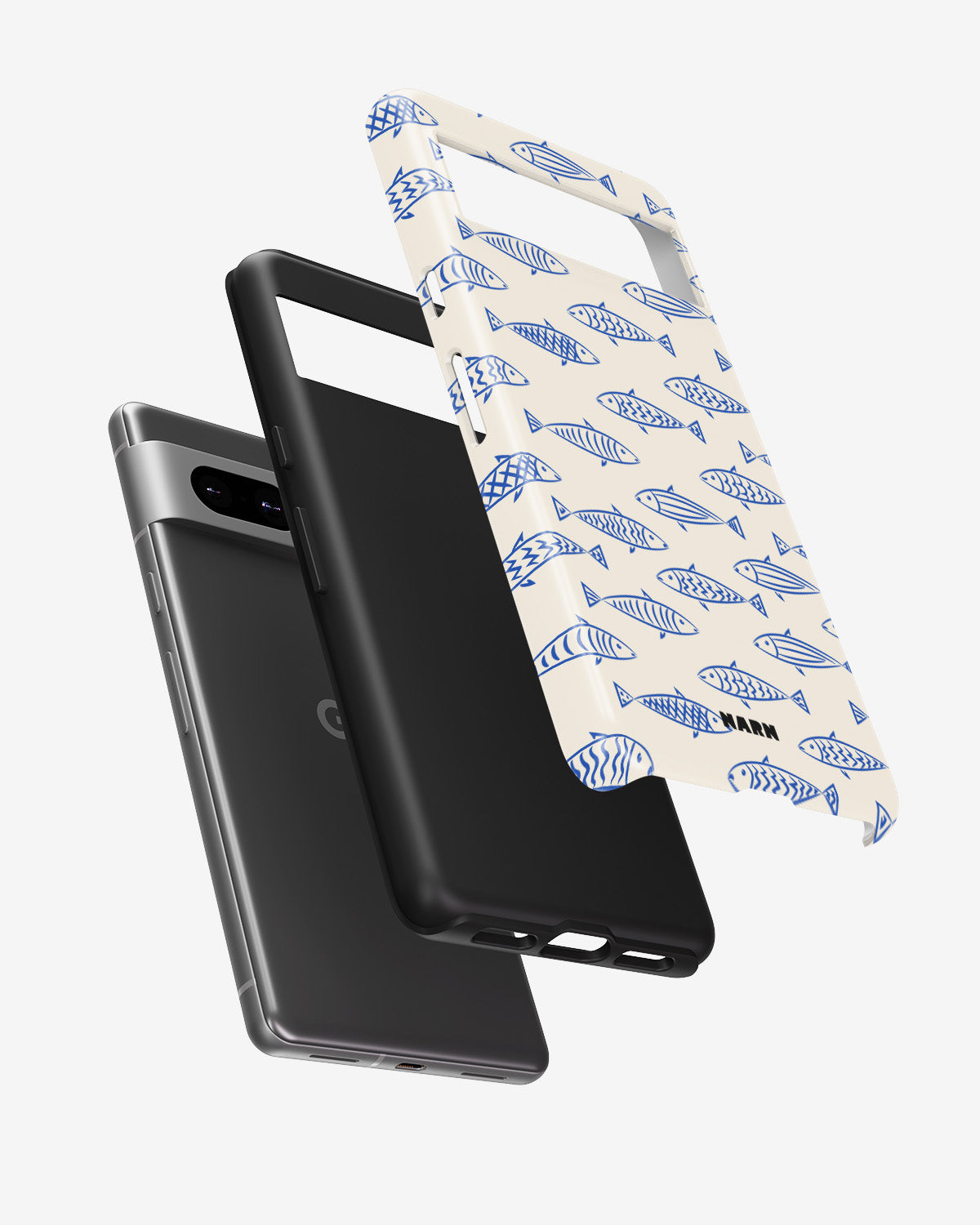 Google Pixel 7a Tough Case – Blue Catch - View 2