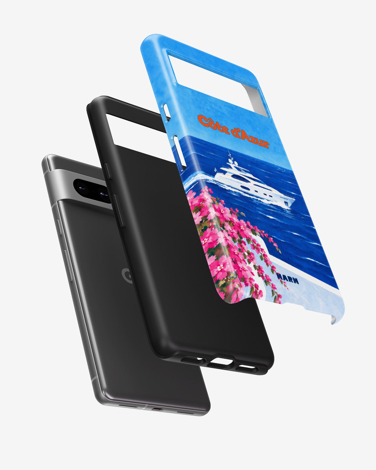 Google Pixel 7a Tough Case – Cap Bleu - View 2