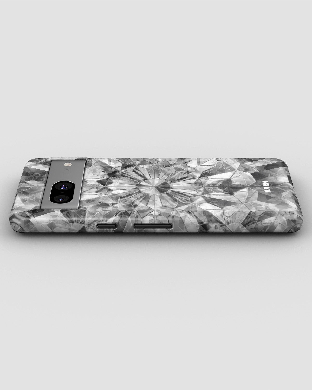 Google Pixel 7a Tough Case – Grey Crystals - View 3