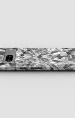 Google Pixel 7a Tough Case – Grey Crystals - View 3