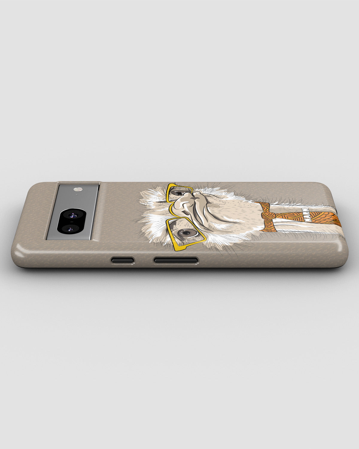 Google Pixel 7a Tough Case – Hipster Ostrich - View 3