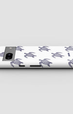 Google Pixel 7a Tough Case – Blue Turtles - View 3