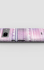 Google Pixel 7a Tough Case – Purple Aztec - View 3