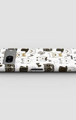 Google Pixel 7a Tough Case – Cartoon Cats - View 3