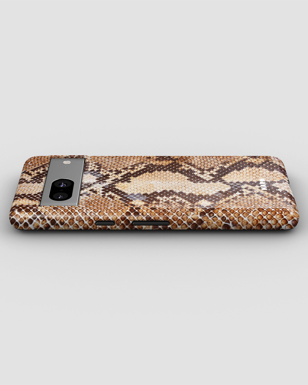 Google Pixel 7a Tough Case – Brown Snakeskin - View 3