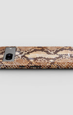 Google Pixel 7a Tough Case – Brown Snakeskin - View 3