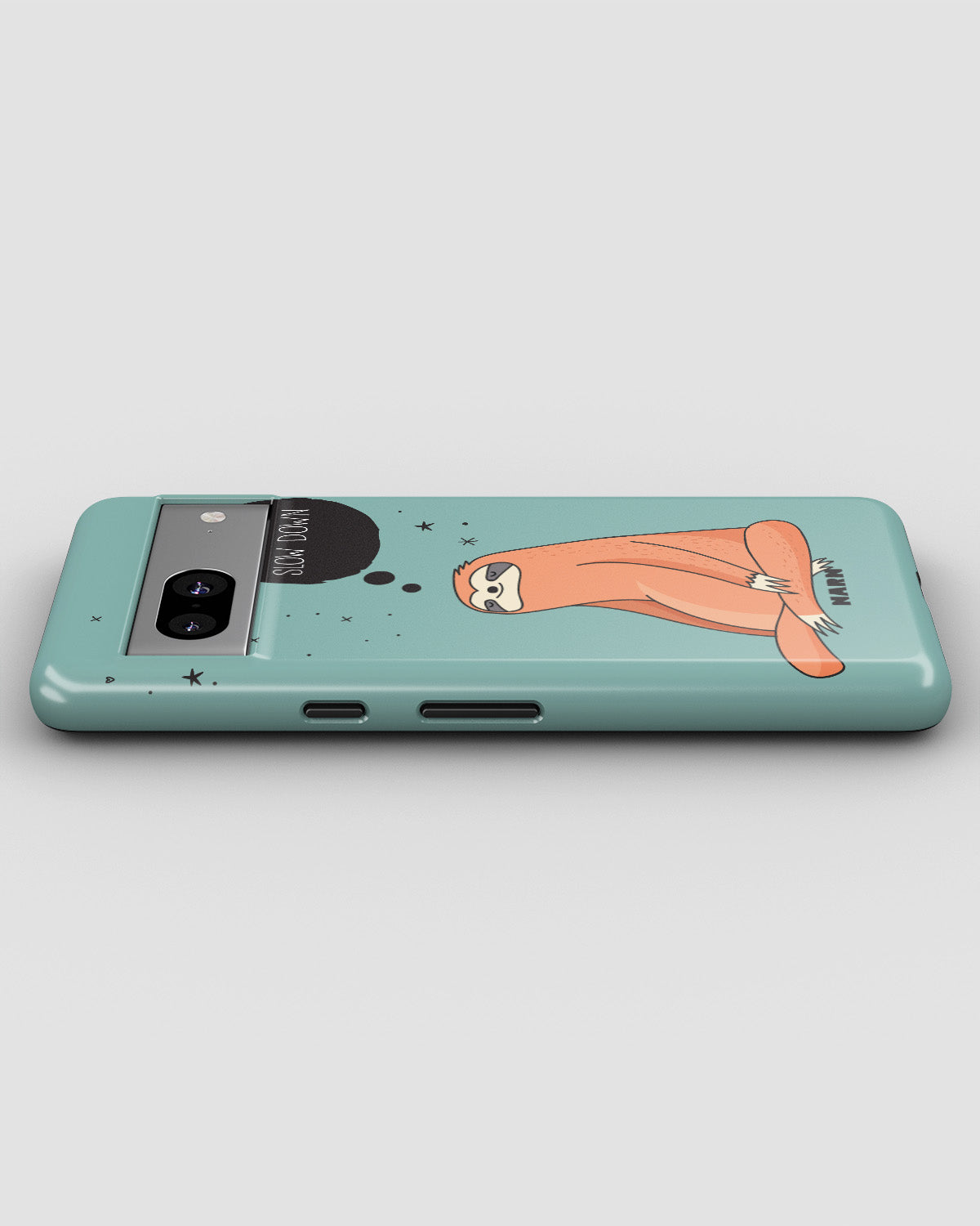 Google Pixel 7a Tough Case – Slow Down Sloth - View 3