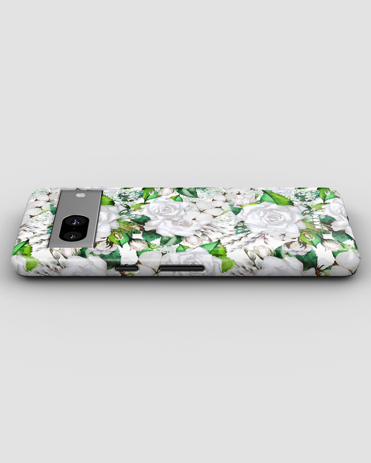 Google Pixel 7a Tough Case – White Bloom - View 3