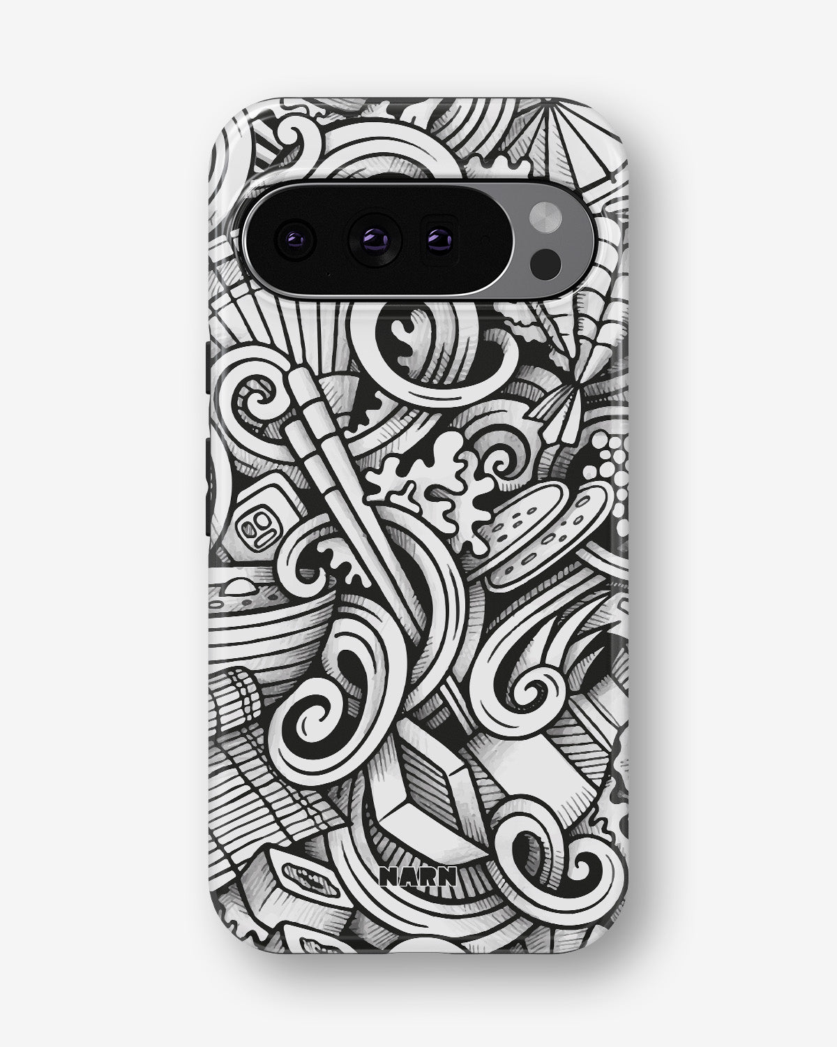 Google Pixel 9 Tough Case – Japanese Pattern - View 1
