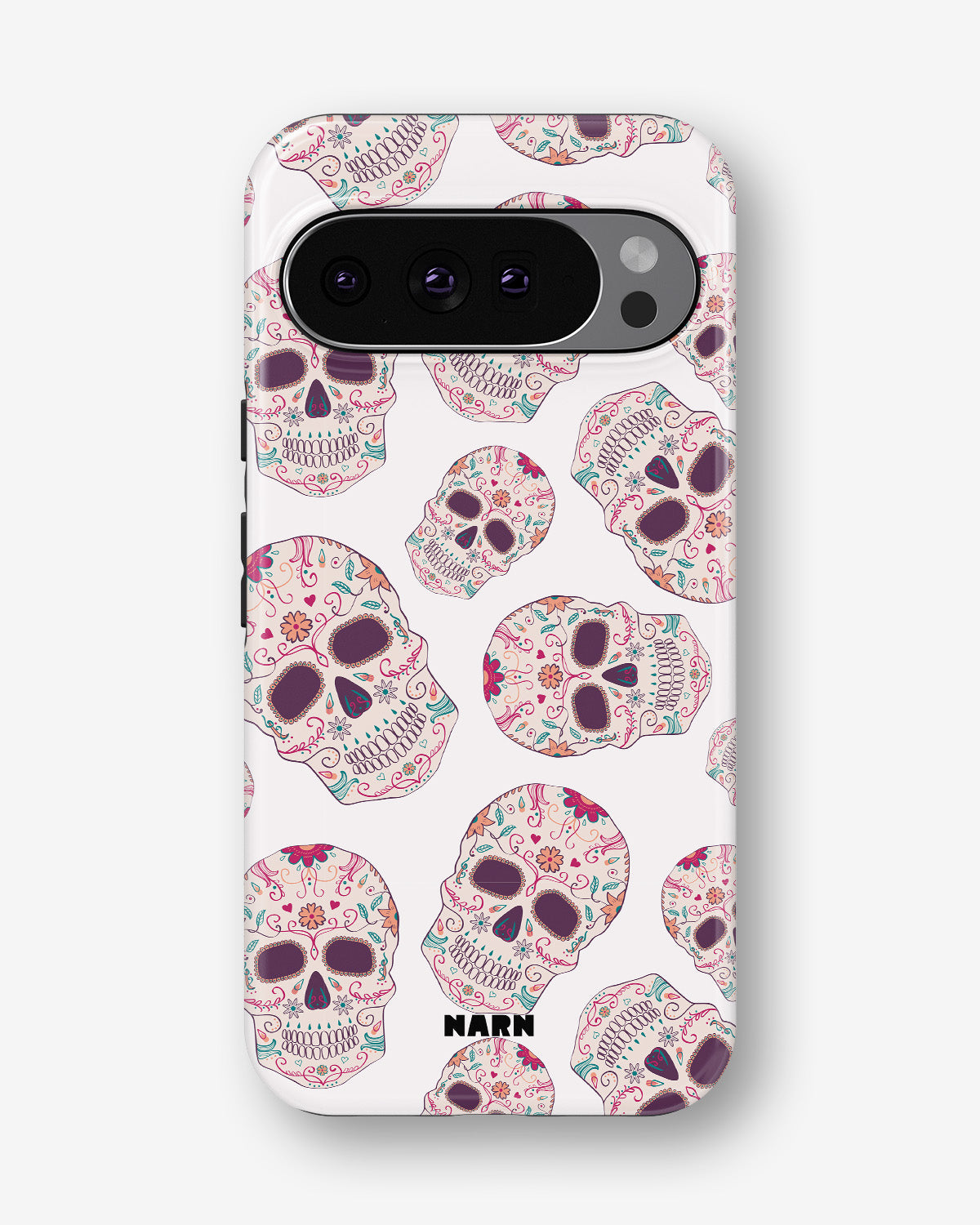 Google Pixel 9 Tough Case – Calavera Skulls - View 1