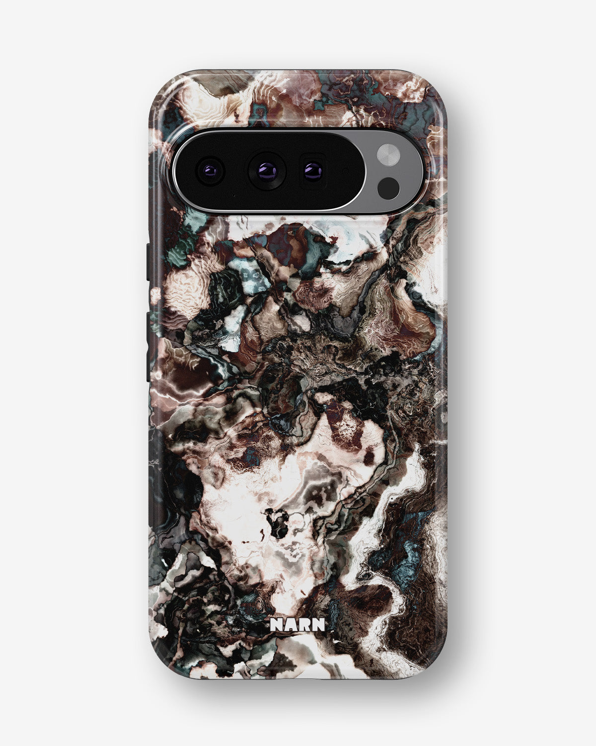 Google Pixel 9 Tough Case – Marble Brown - View 1