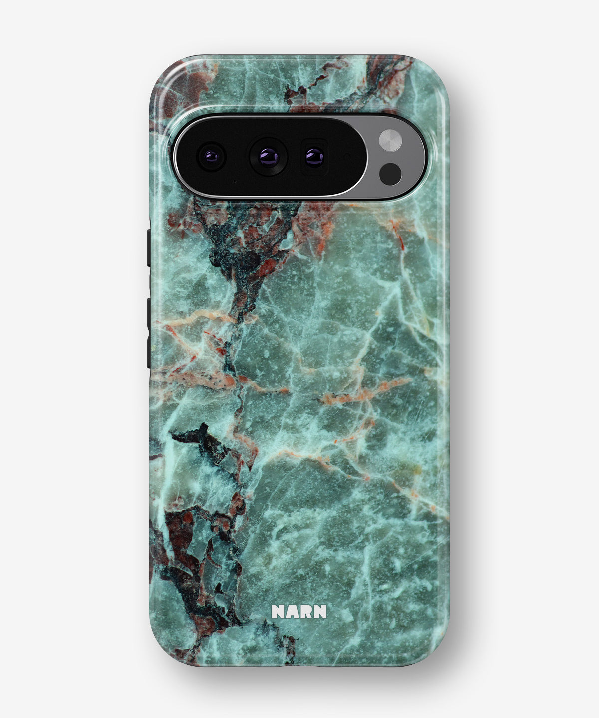 Google Pixel 9 Tough Case – Green Marble - View 1
