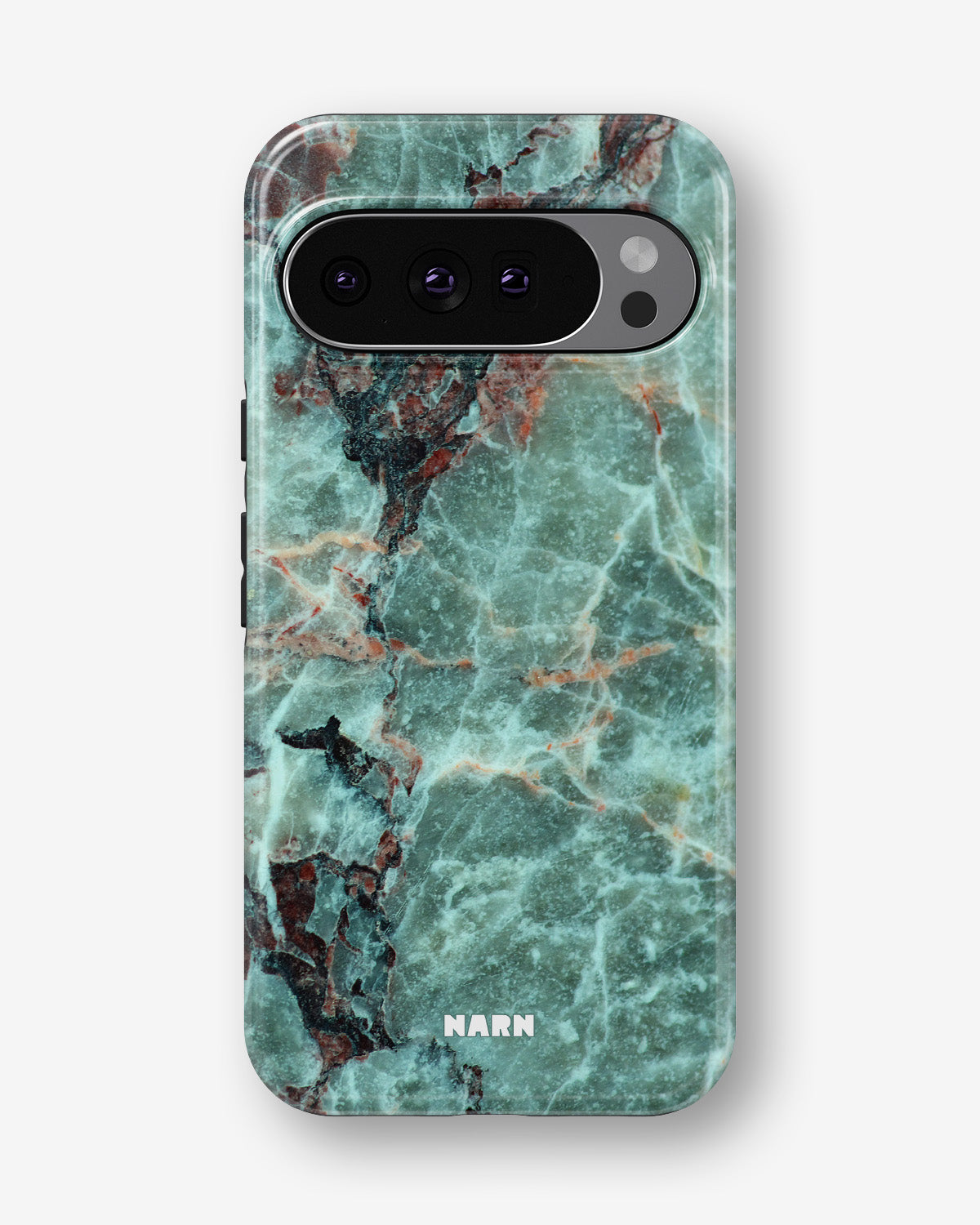 Google Pixel 9 Tough Case – Green Marble - View 1
