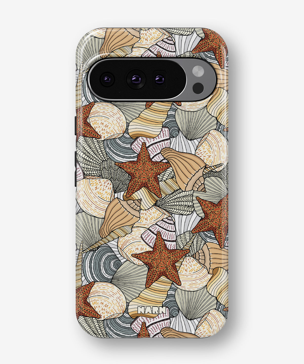 Google Pixel 9 Tough Case – Sea Shells - View 1