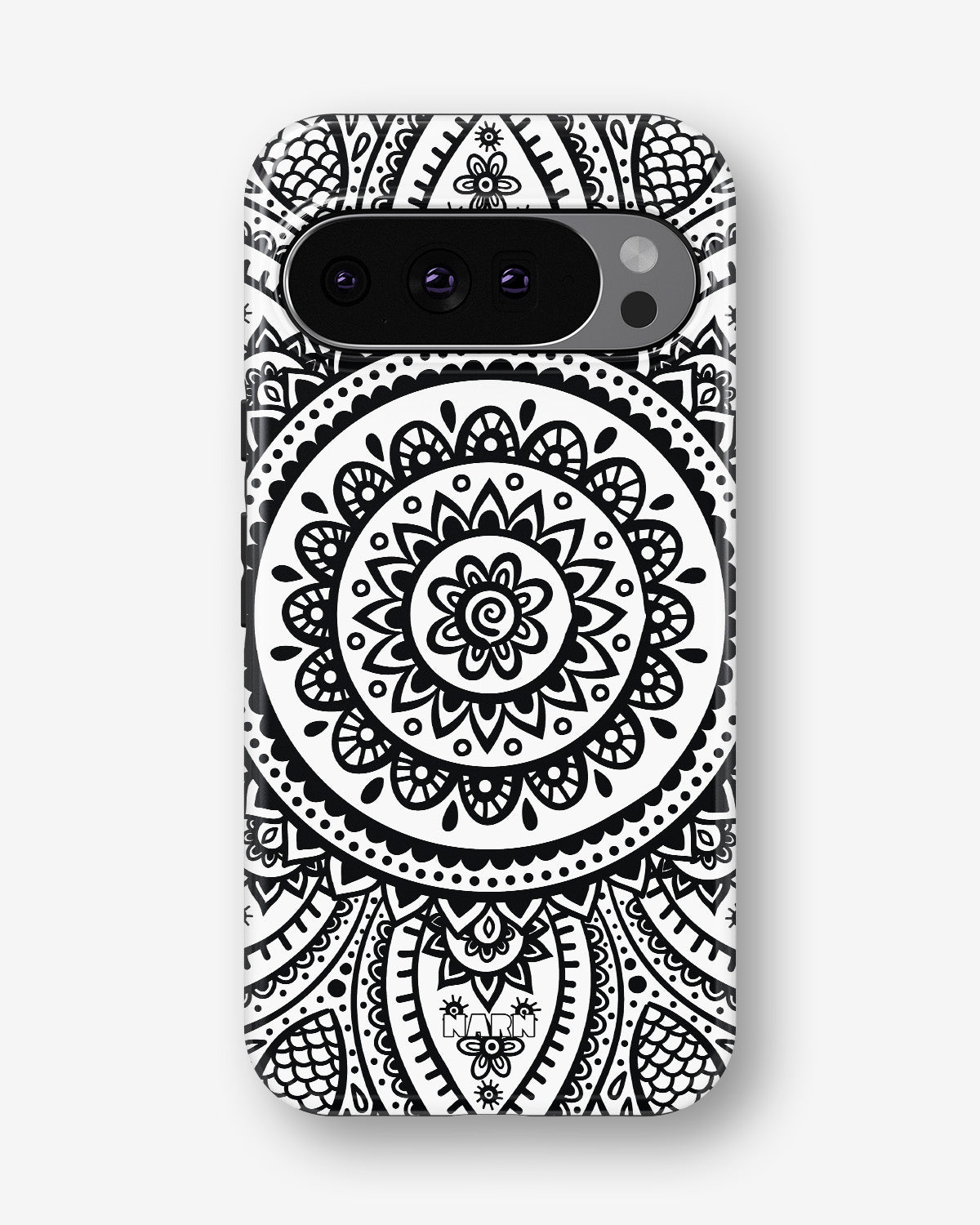 Google Pixel 9 Tough Case – Henna Mandala - View 1