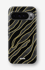 Google Pixel 9 Tough Case – Golden Zebra - View 1
