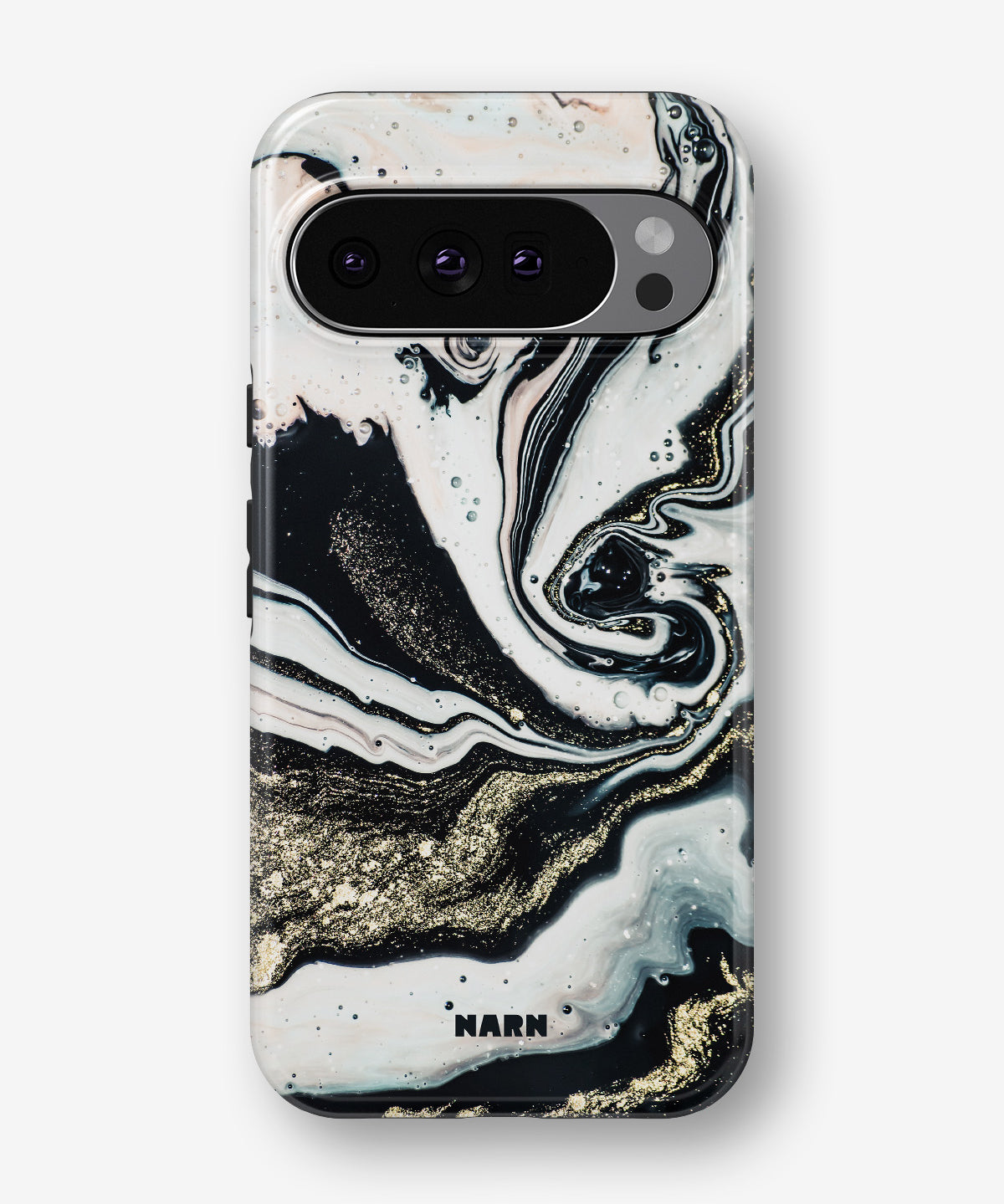Google Pixel 9 Tough Case – Golden Swirl - View 1