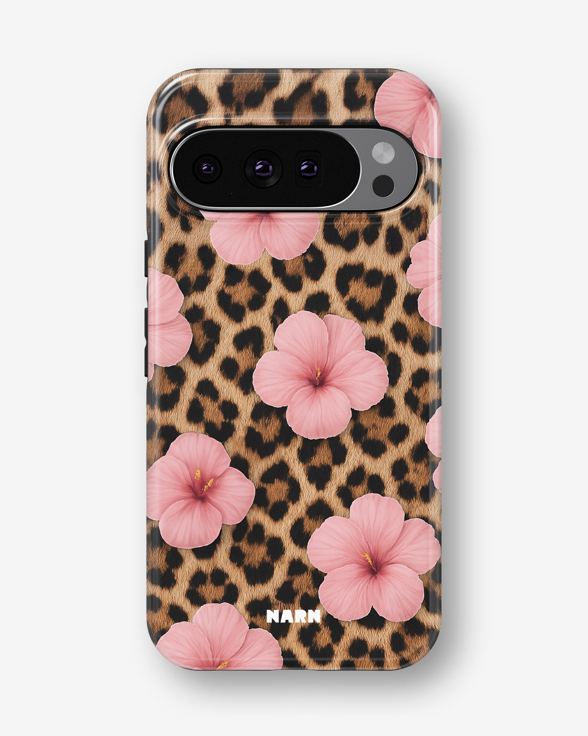 Google Pixel 9 Tough Case – Leopard Flower - View 1