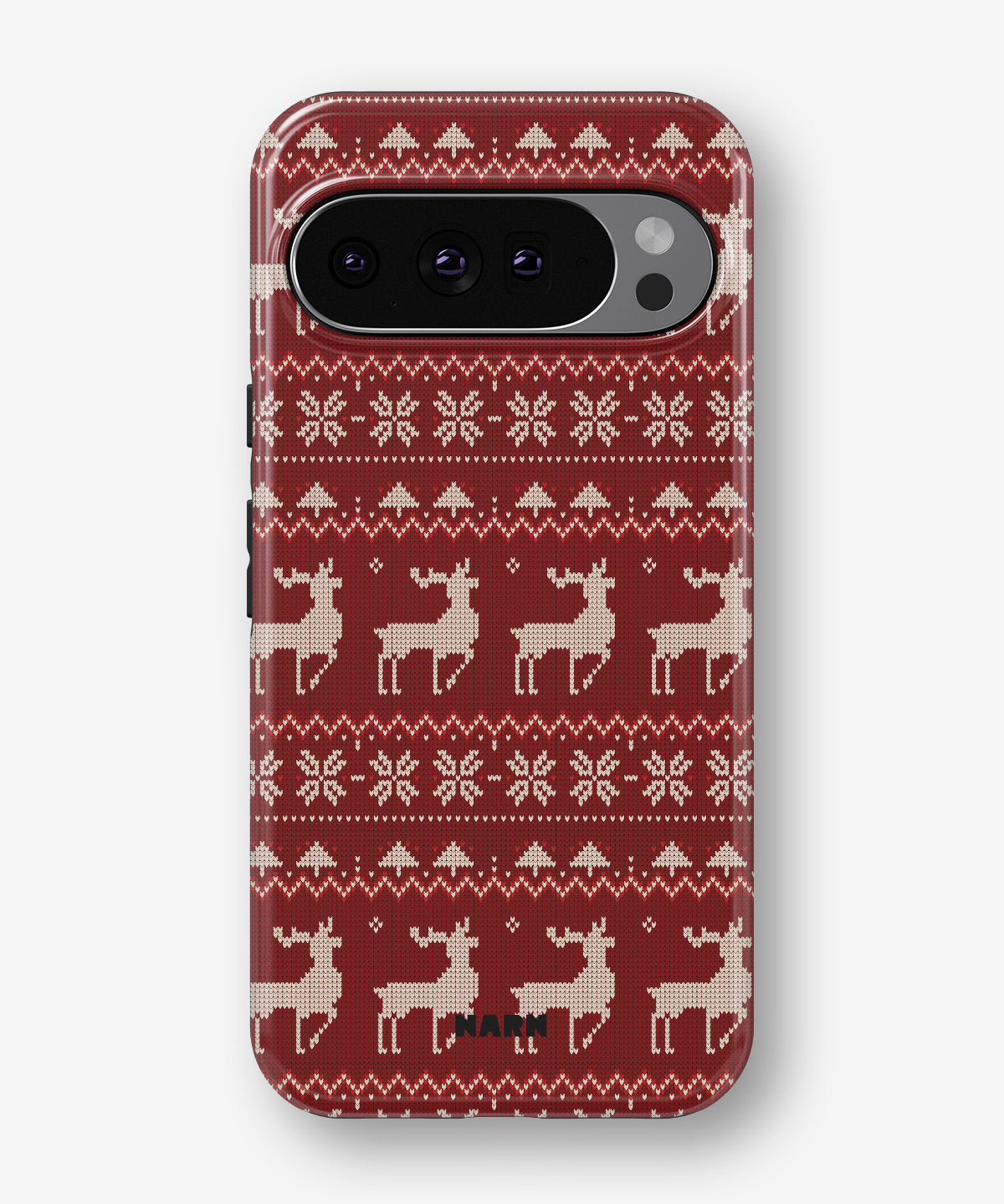Google Pixel 9 Tough Case – Reindeer Knit - View 1