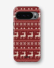 Google Pixel 9 Tough Case – Reindeer Knit - View 1