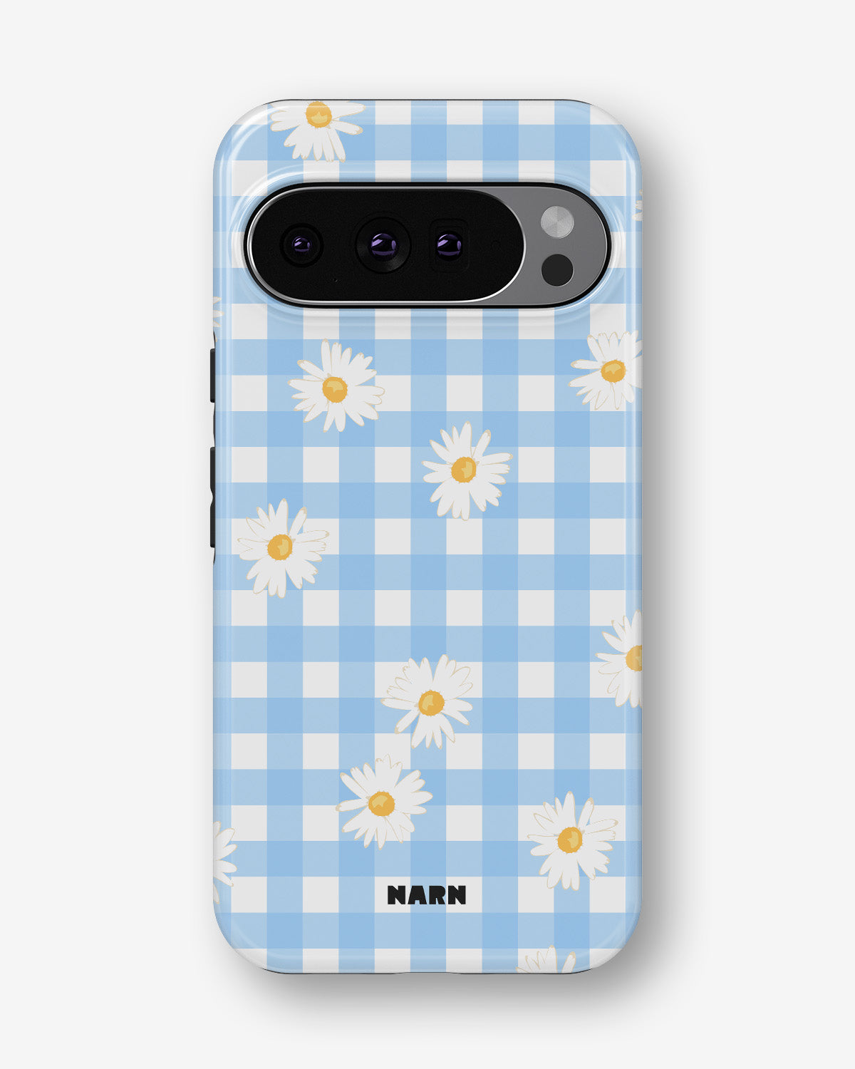 Google Pixel 9 Tough Case – Blue Daisies - View 1