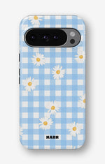 Google Pixel 9 Tough Case – Blue Daisies - View 1