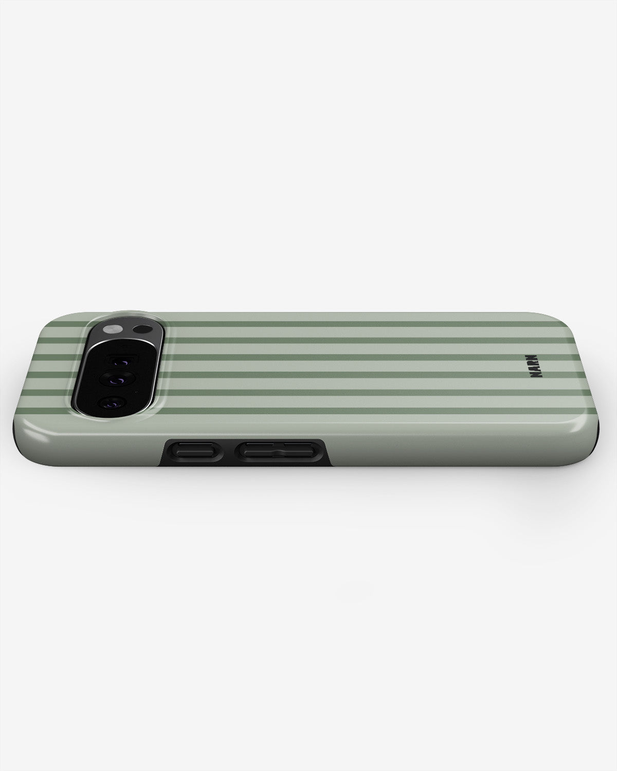 Google Pixel 9 Tough Case – Sage Stripes - View 2