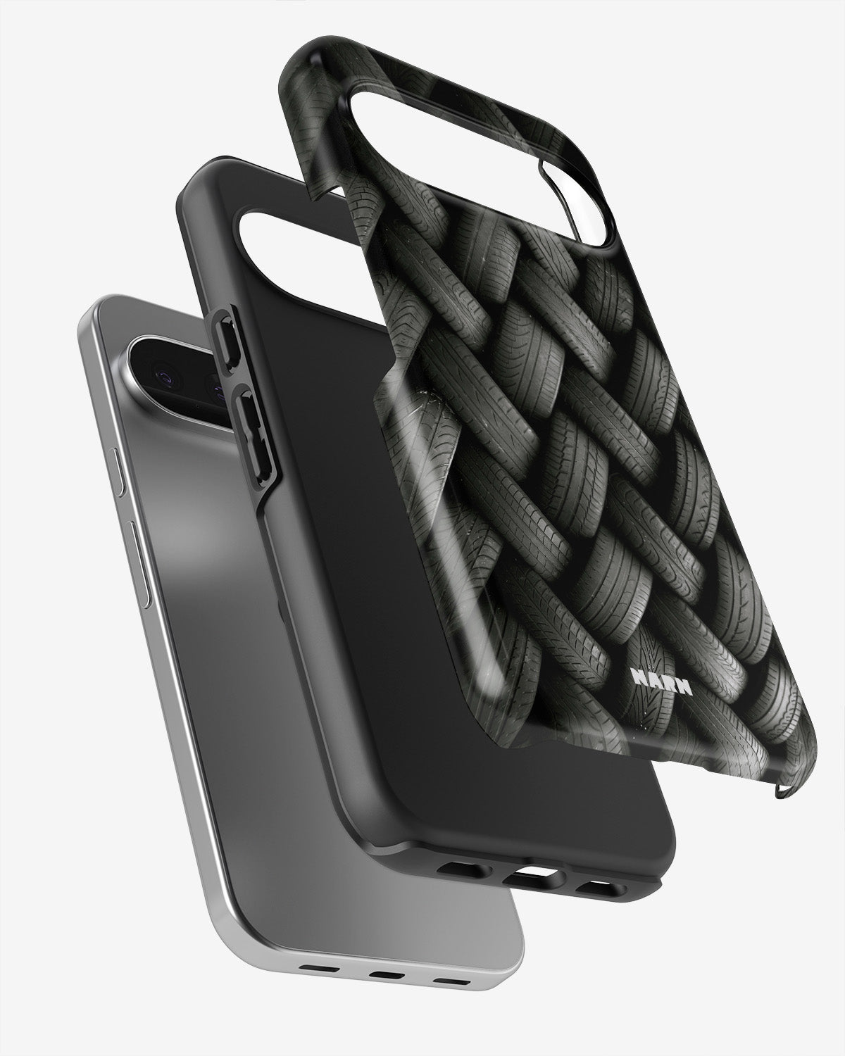 Google Pixel 9 Tough Case – Tires Wall - View 3