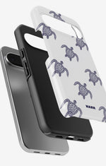 Google Pixel 9 Tough Case – Blue Turtles - View 3