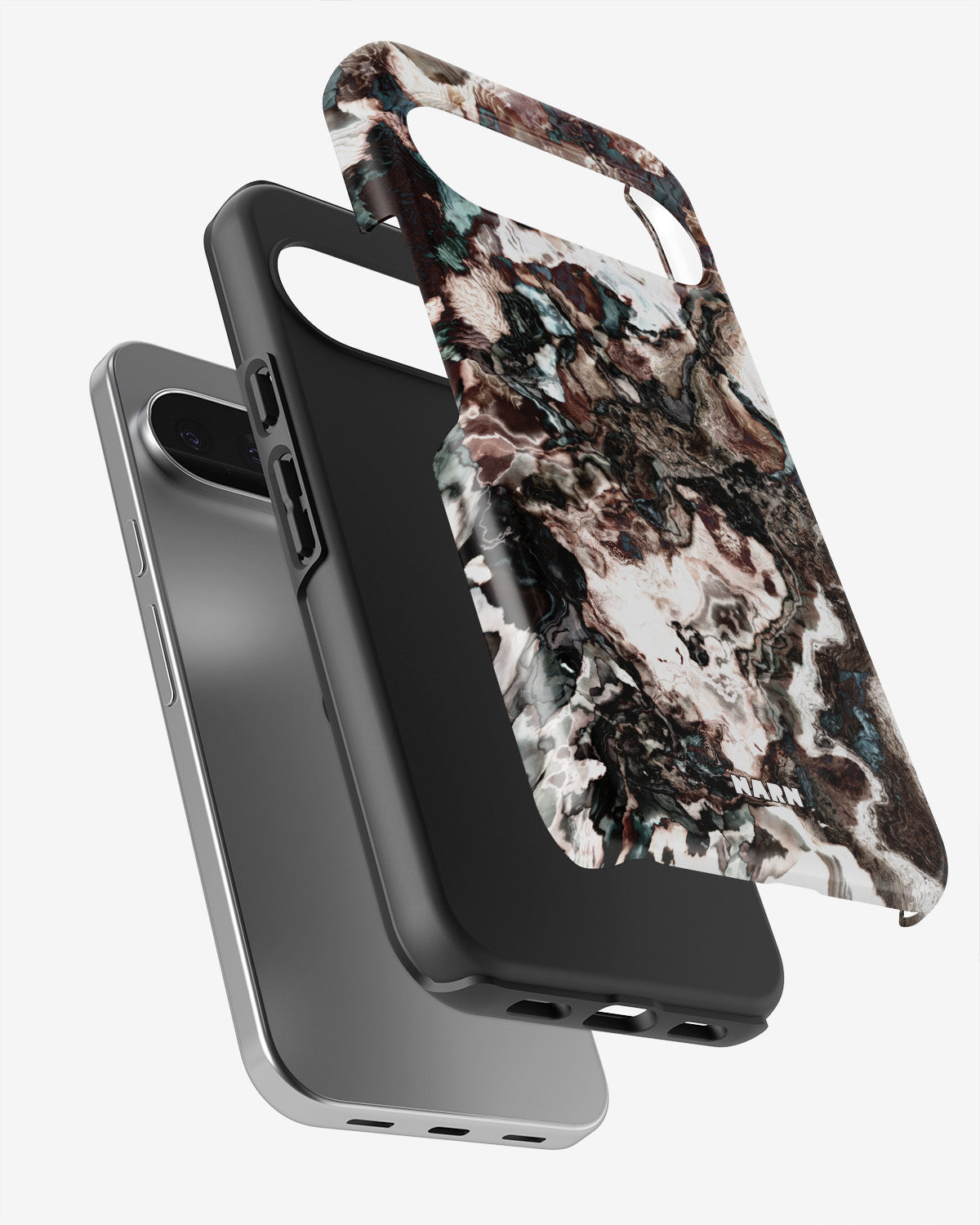Google Pixel 9 Tough Case – Marble Brown - View 3