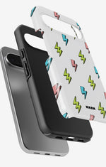 Google Pixel 9 Tough Case – Lightning Bolts - View 3