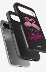 Google Pixel 9 Tough Case – Beach Flamingo - View 3