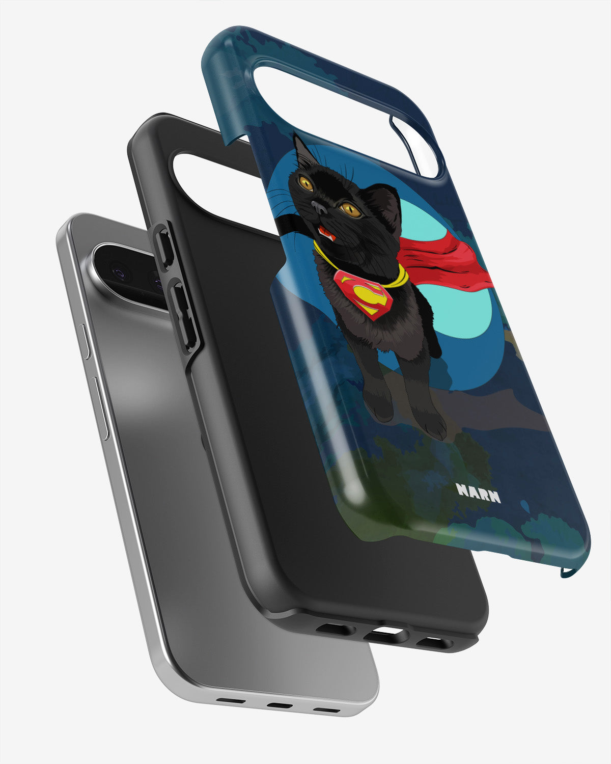Google Pixel 9 Tough Case – Super Cat - View 3