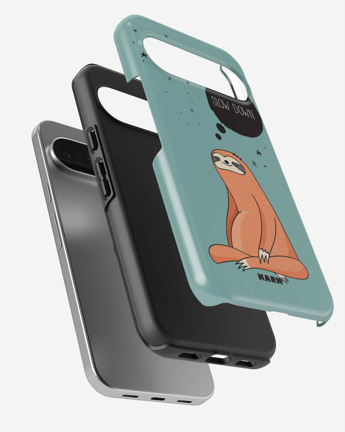 Google Pixel 9 Tough Case – Slow Down Sloth - View 3