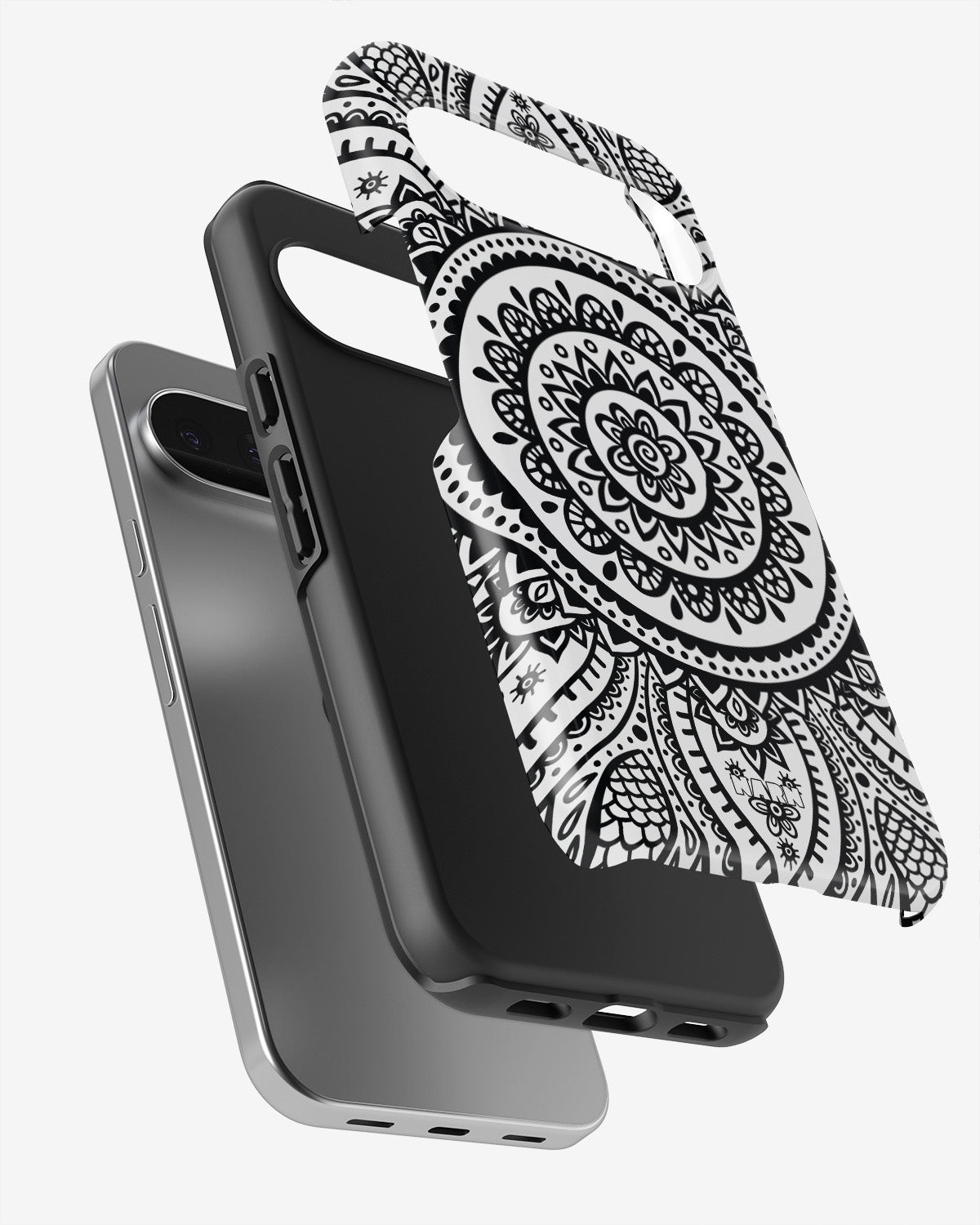 Google Pixel 9 Tough Case – Henna Mandala - View 3