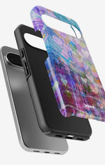 Google Pixel 9 Tough Case – Purple Hearts - View 3