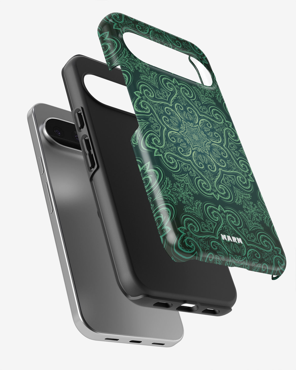 Google Pixel 9 Tough Case – Retro Forest - View 3