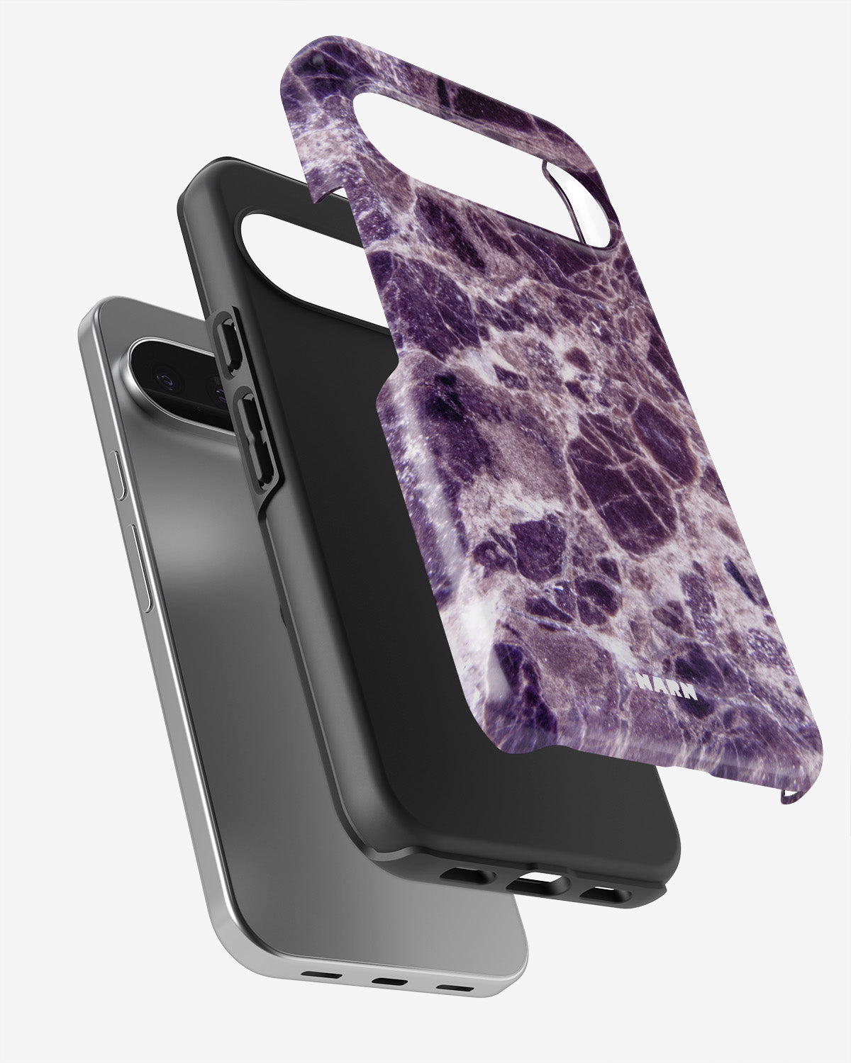 Google Pixel 9 Tough Case – Purple Marble - View 3