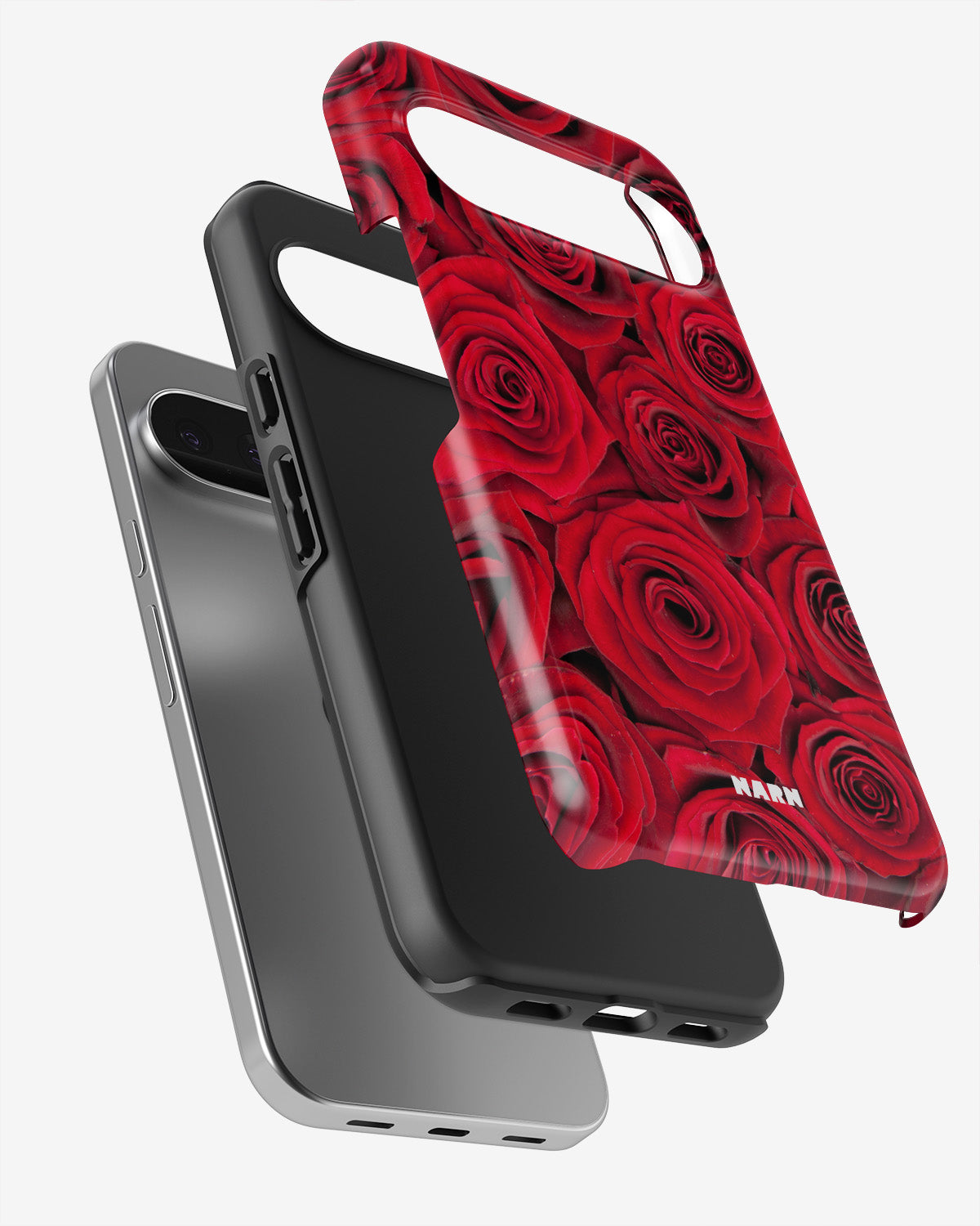 Google Pixel 9 Tough Case – Red Roses - View 3